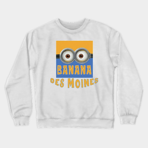 DESPICABLE MINION AMERICA DES MOINES Crewneck Sweatshirt by LuckYA